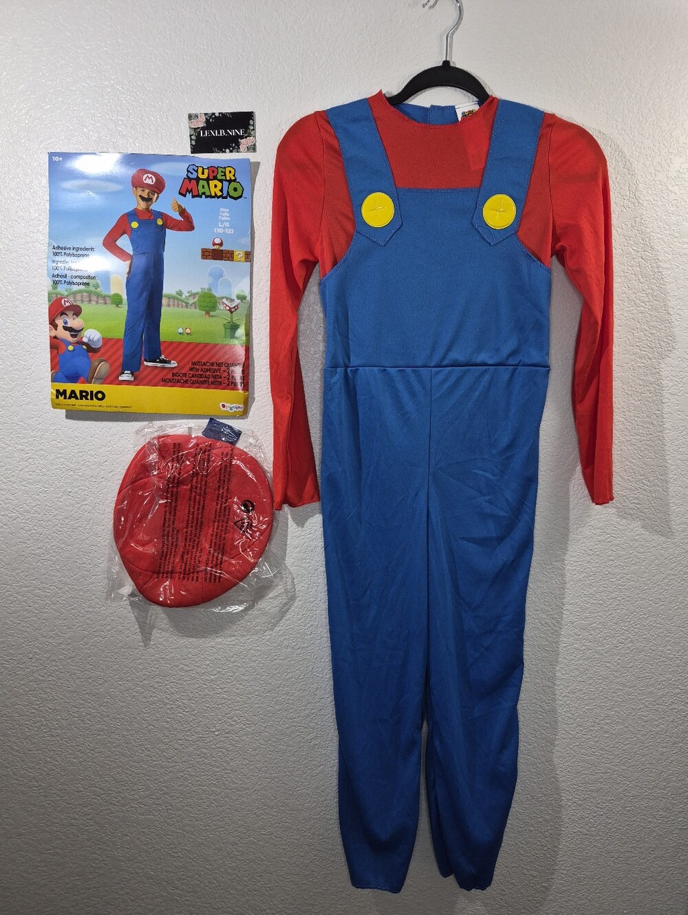 Super Mario Bros Mario Halloween Costume For Sale